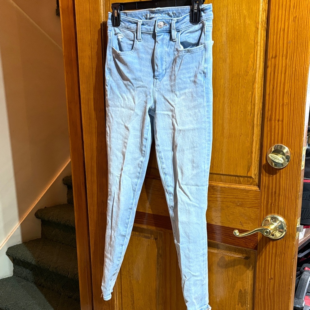 American Eagle Outfitters Sky Blue Skinny Jeans